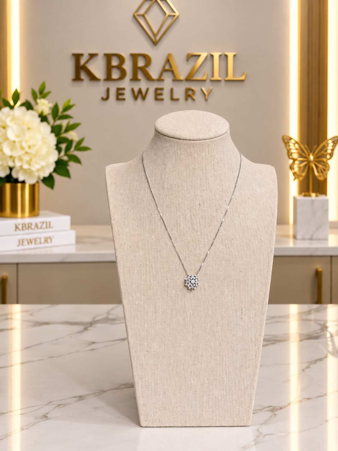 Radiant Bloom Necklace & Earrings Collection