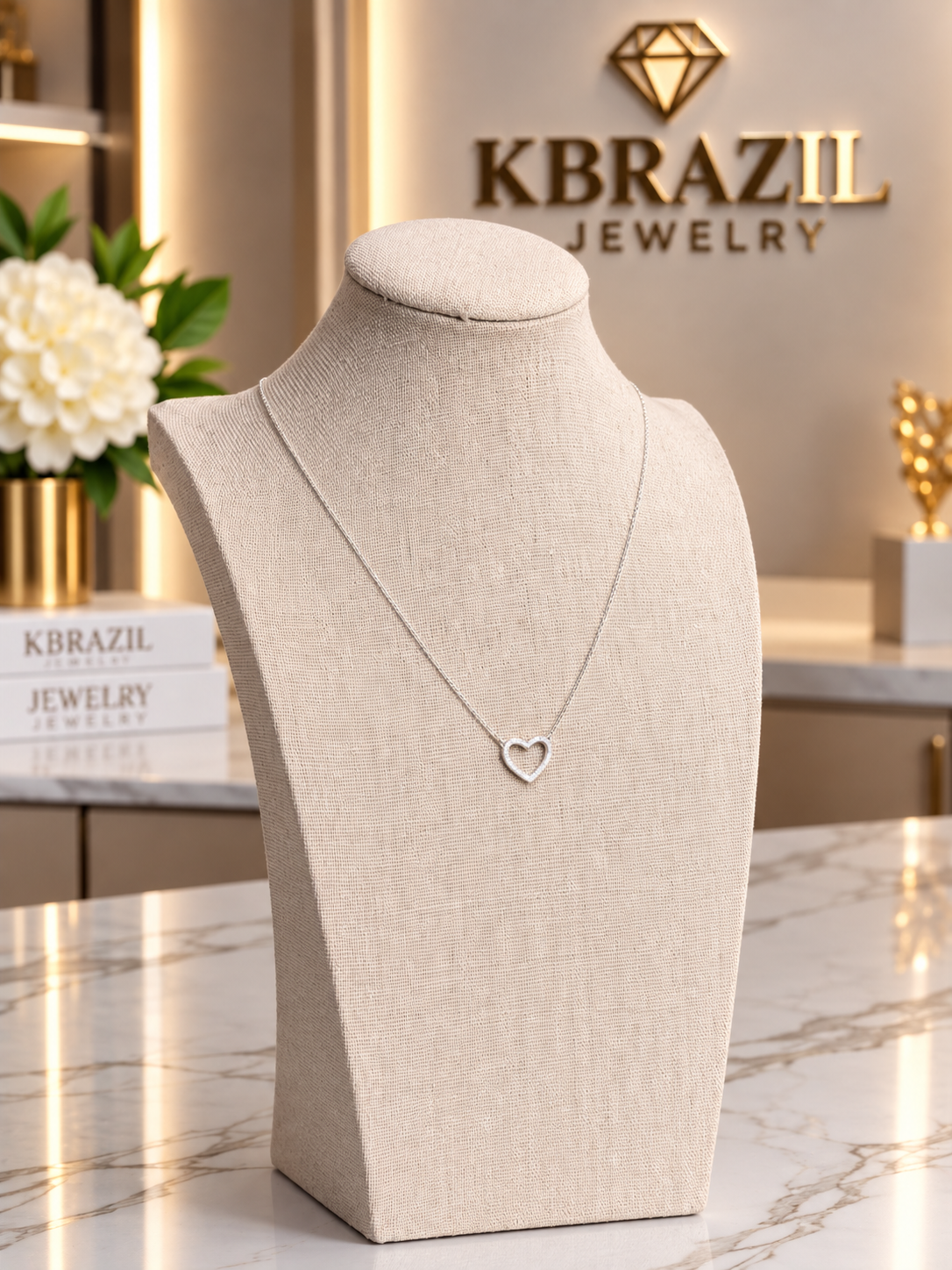 Timeless Open Heart Necklace