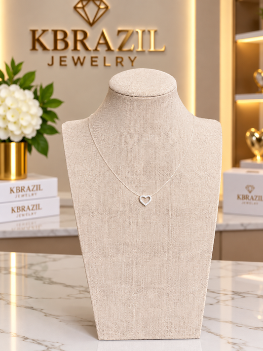 Invisible Heart Illusion Necklace