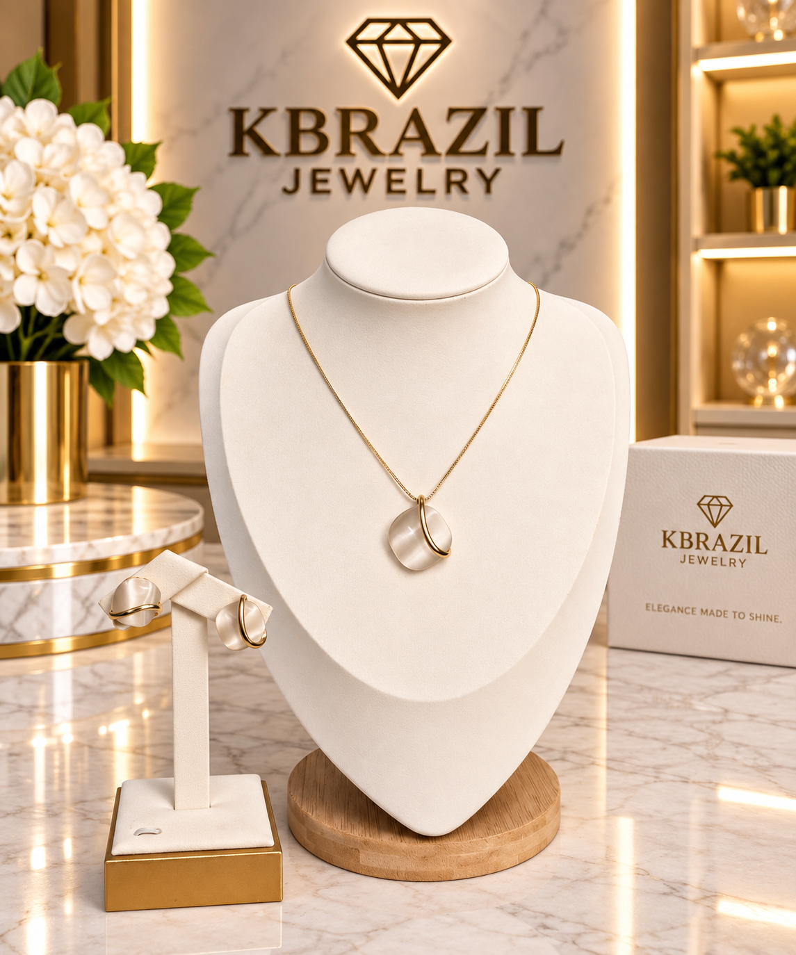 Luna Pearl & Gold Jewelry Collection